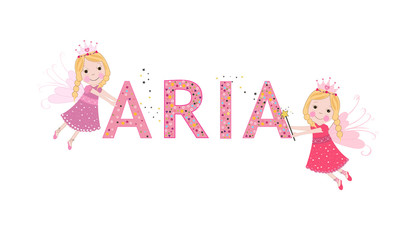 Aria female name with cute fairy tale