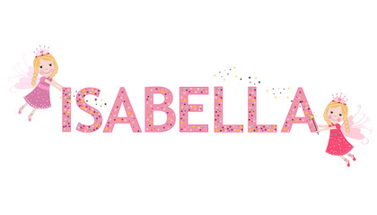 Isabella female name with cute fairy tale