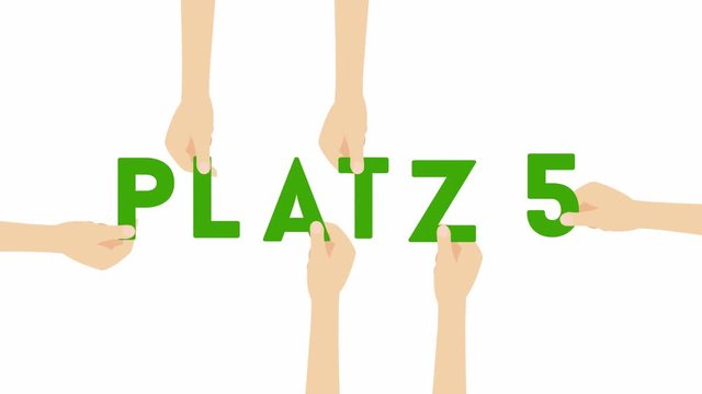 Platz 4 - Ranglisten Aufz&auml;hlung - 4K animation