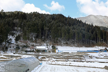 冬の久万高原町