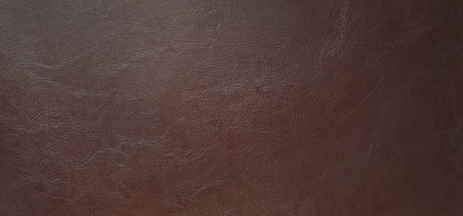 Fototapeta premium Brown leatherette texture for background.