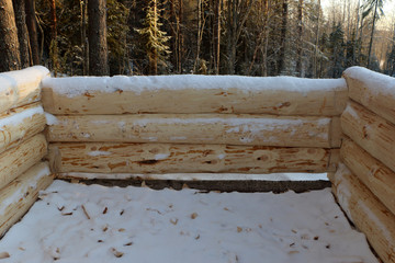 log cabin, log home construction, dovetail; lug