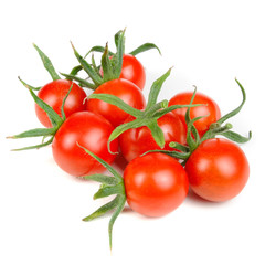 Cherry Tomatoes Isolated on White Background
