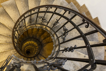 Long Vantage Spiral Staircase
