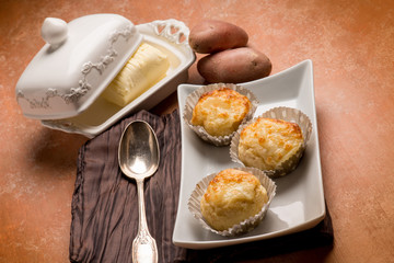 red potatoes muffin