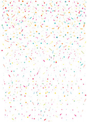 Colorful confetti vector background - obrazy, fototapety, plakaty