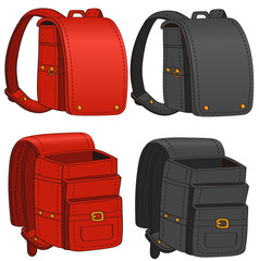 ランドセル（赤・黒）School bag (red·black)