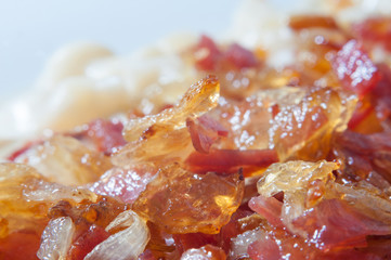 Halusky with a cabbage