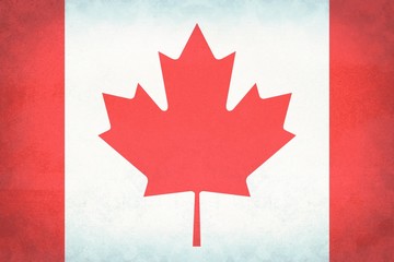 Vintage Canada flag background