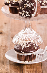 Chocolate muffin. 