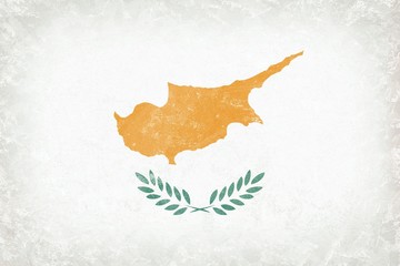Old Cyprus flag texture
