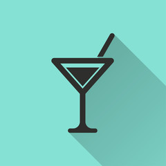 Cocktail vector icon