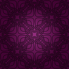 Seamless abstract violet pattern with gradient. Vector illustration