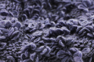 Knitted texture background close up