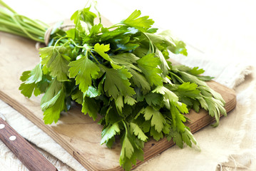 Organic italian parsley