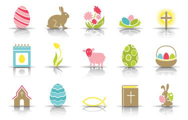 Ostern Iconset - Farbe (Schatten)