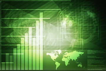 Stock market online business concept. business Graph 