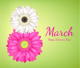 8 march women's day greeting card.