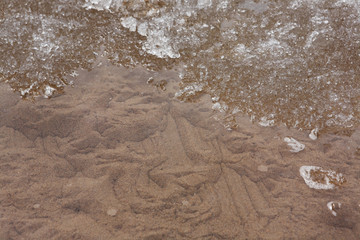 ice and sand