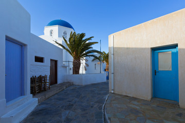Village of Panagia on Iraklia island in Lesser Cyclades, Greece.