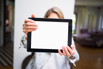 Tablet Computer with blank screen