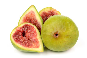 Figs on a white background