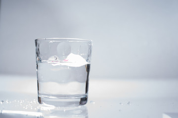 Water and petal