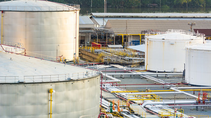 Industrial oil in petrochemical for background