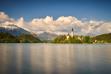 Slovenia, Lake Bled, Church