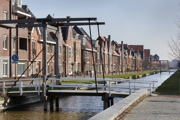 New built classic houses