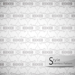 abstract seamless pattern lattice striped bow ribbon. white texture background