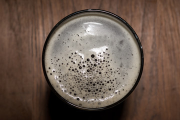 Stout Craft Beer bubbles background wallpaper