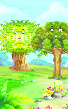 The boosting fir tree and the brumble