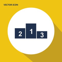 pedestal vector icon