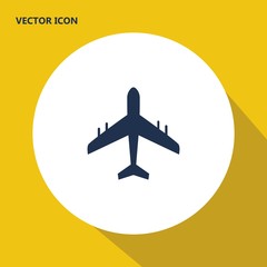 airplane vector icon