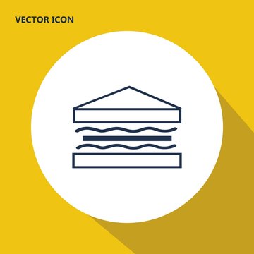 Sandwich Vector Icon