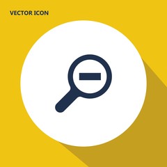 zoom out vector icon