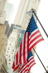 USA flag in New York City