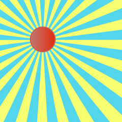 vector of sun