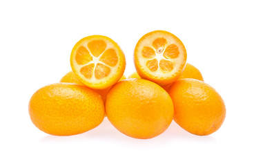 kumquat,cumquat fruit isolated on white background