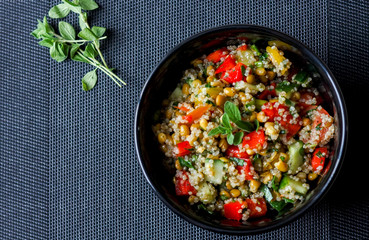Quinoa and vegetables salad