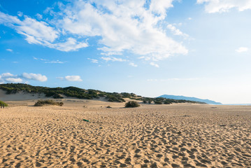 Spiaggia di Piscinas in Sardegna