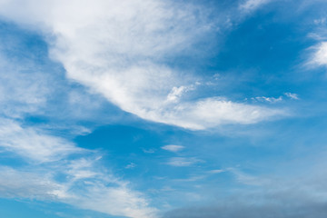 blue sky with cloud