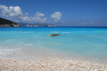 Fototapeta na wymiar Greece - Kefalonia - Myrtos Beach