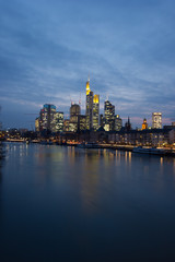 Naklejka na ściany i meble Frankfurt City Lights