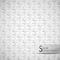 abstract seamless pattern eyes monochrome plus mesh. white texture background