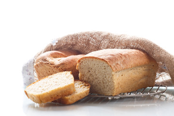fresh homemade buckwheat bread