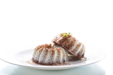 sweet milk chocolate panna cotta