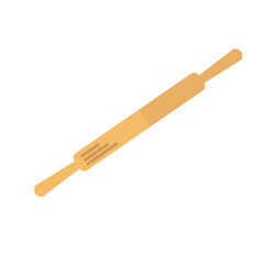 Rolling pin icon. Isolated vector on white background.