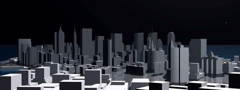 3D Stadtansicht
